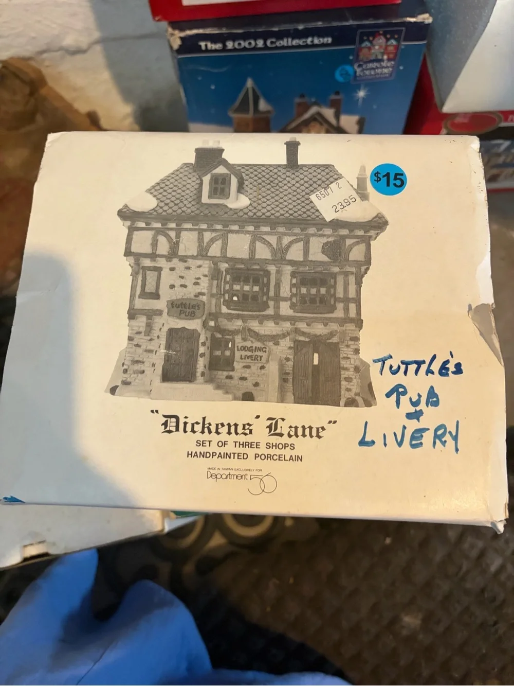 Dickens' Lane Handpainted Porcelain Shop Set - White